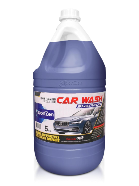 High Foam Gentle Auto Wash Deep Cleaning Shampoo | Premium Car Washing Liquid | Eco-Friendly Professional Car Detailing Shampoo- 5 liters